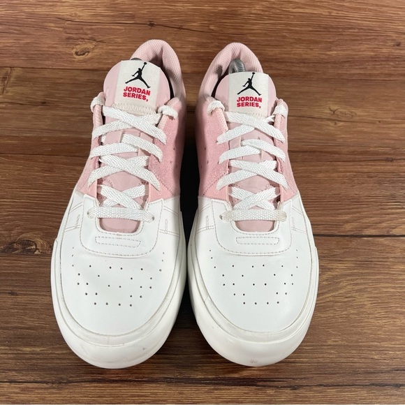 Jordan Series ES Pink Suede Low Top Sneakers Women’s Size 11 Leather Shoes - Picture 6 of 11